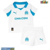 Olympique de Marseille Heimtrikotsatz Kinder 2025-26 Kurzarm (+ Kurze Hosen)